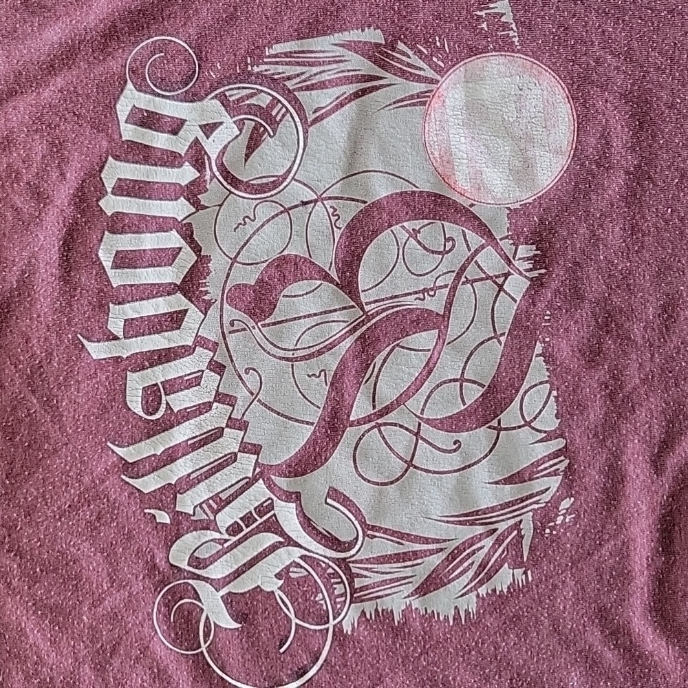 Men’s Billabong Graphic Logo T-shirt Burgundy Vintage